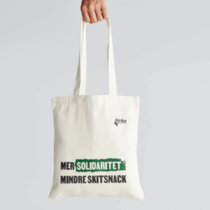 gront-tryck Tygkasse grön