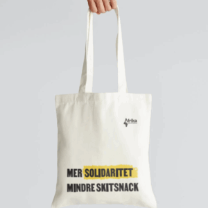 gult-tryck Tygkasse gul