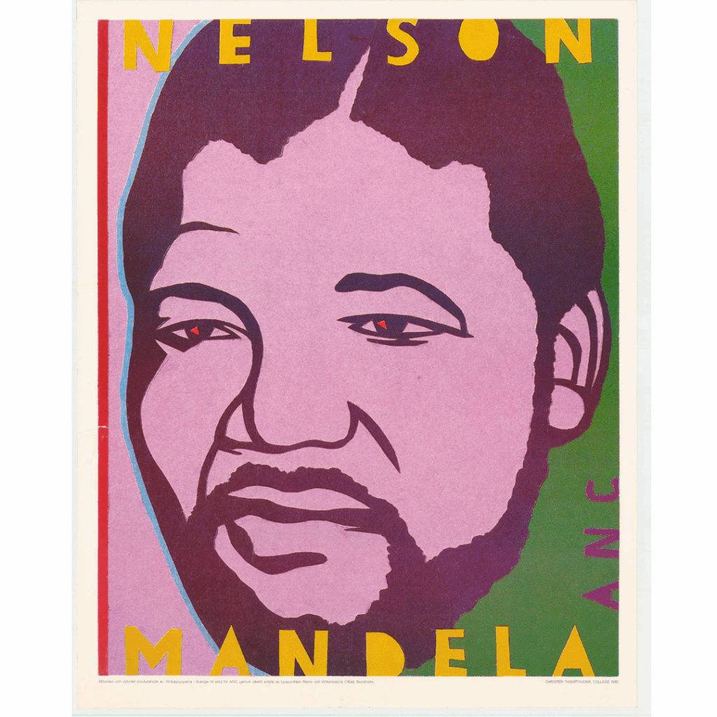 Jubileumsaffisch Nelson Mandela