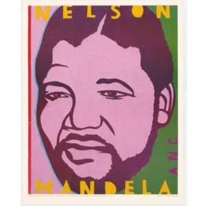 mandela Jubileumsaffisch Nelson Mandela