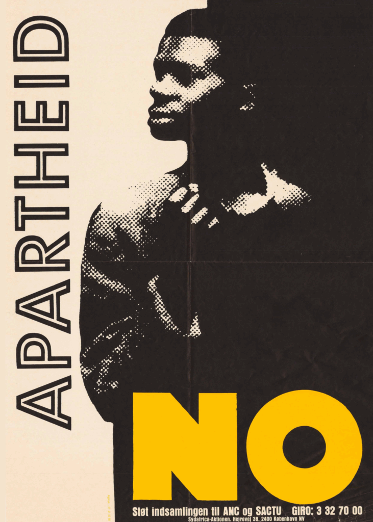 Jubileumsaffisch No Apartheid