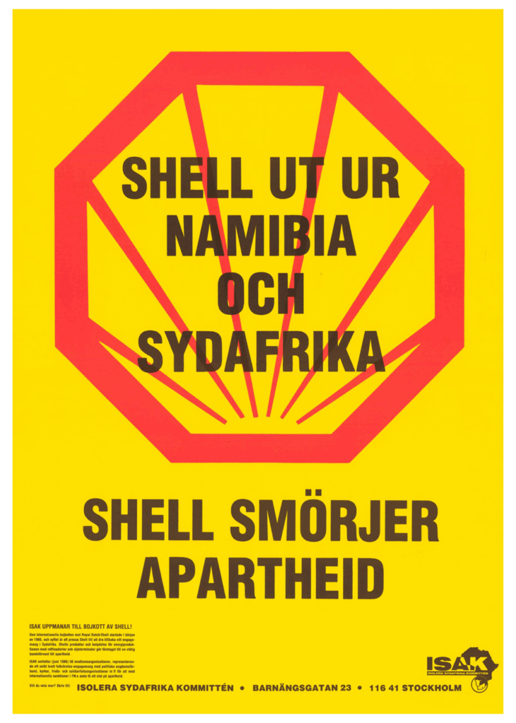 Jubileumsaffisch Shell